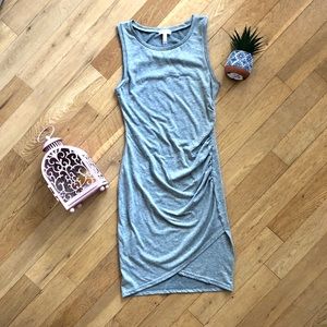 Ruched Body Con Tank Dress